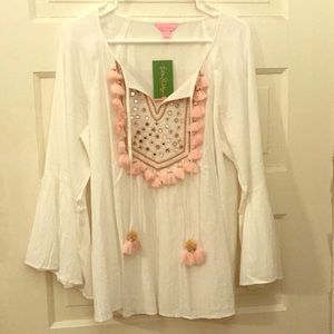 Lilly Pulitzer Embroidered top